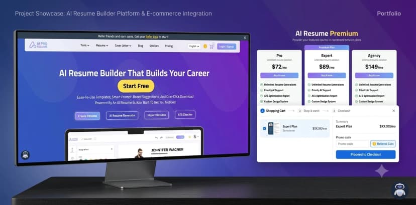 AI Pro Resume Website